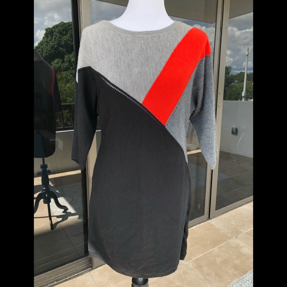 Trina Turk Merino Wool Sweater Dress